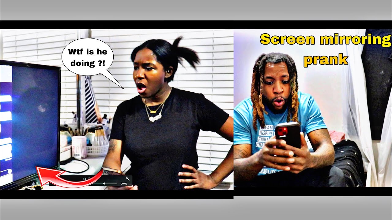 Screen Mirroring My Cheating Text Messages Prank On My Girlfriend!