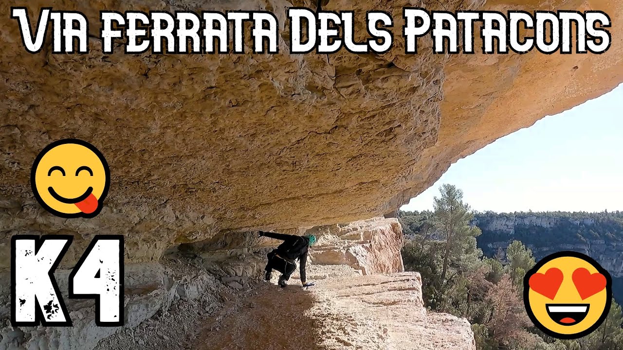 🧗‍♂️Via ferrata dels Patacons Integral (k4) 😍 Explicada paso a paso