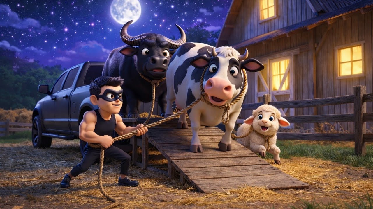 “Animals Gone! MacDonald Farm Rescue Mission 🐄🐐🐃 | Animated Story for Kids”😍🥰