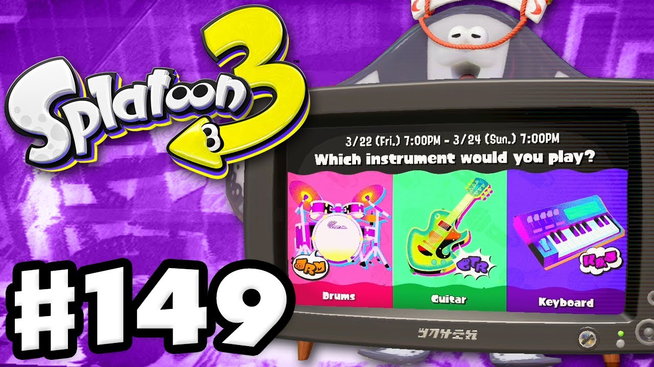 Drums vs. Guitar vs. Keyboard Splatfest Sneak Peek! - Splatoon 3 - Gameplay Walkthrough Part 149