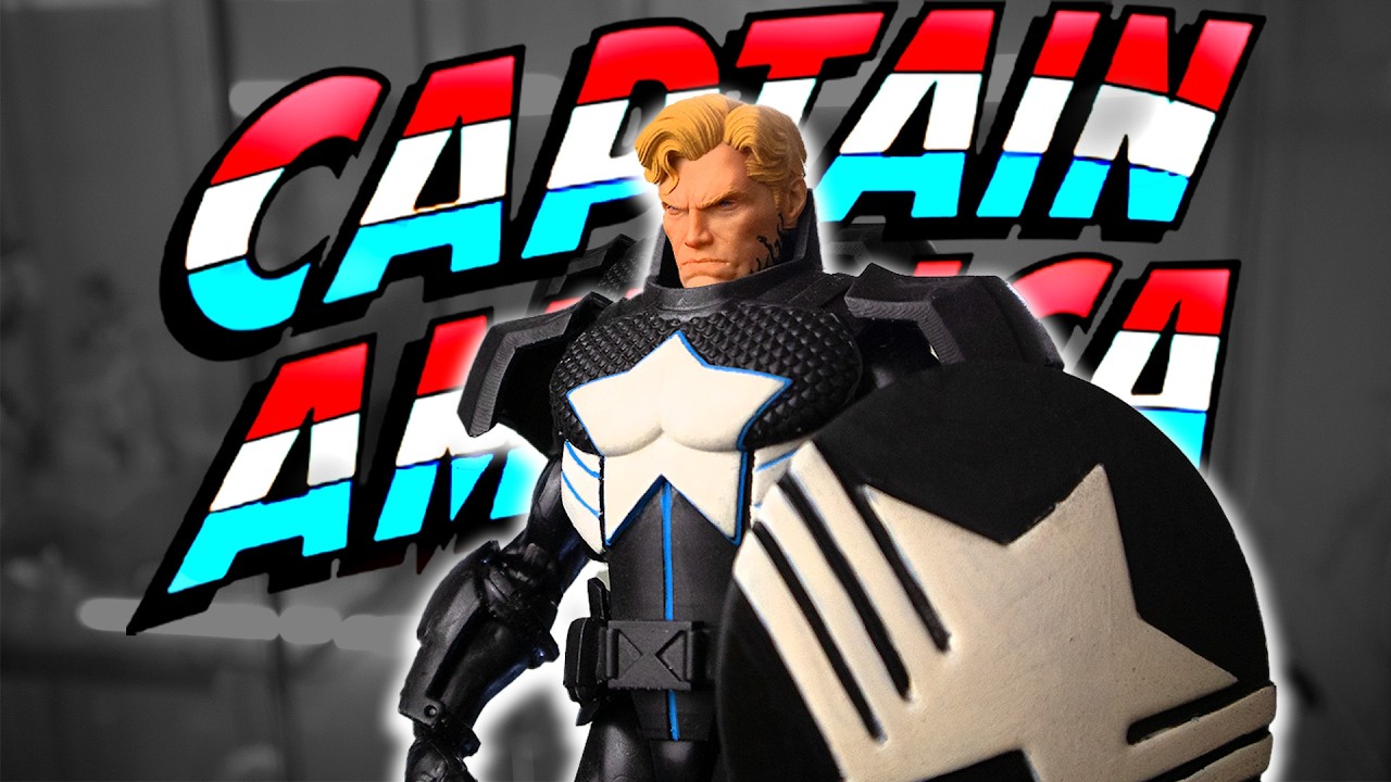 Venom x Captain America MARVEL LEGENDS CUSTOM GAMERVERSE