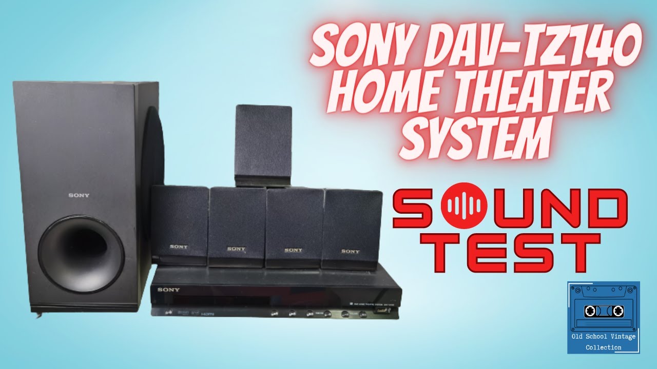 Sony DAV-TZ140 Sound Test( DVD Home Theater System)