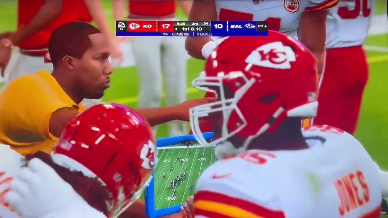 2023 NFL sim Divisional highlights: Chiefs vs Ravens