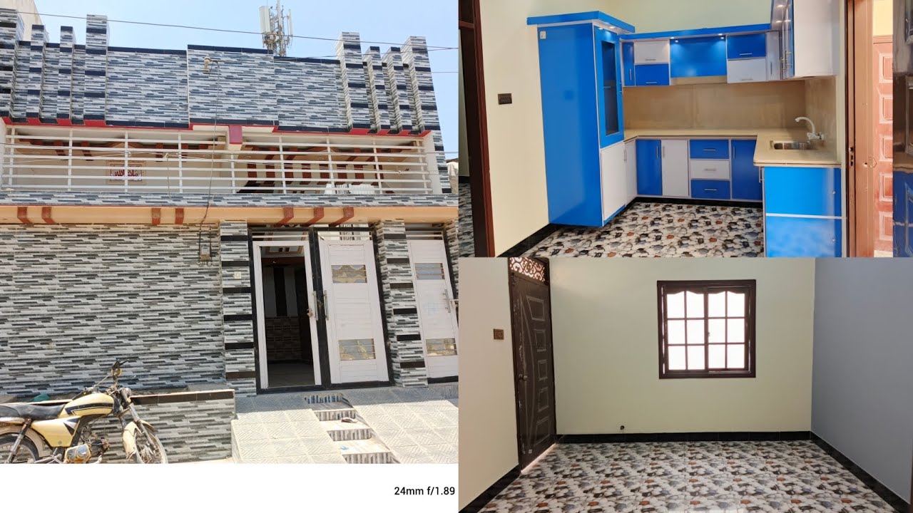Surjani Town sec 4A new brand RCC house 84 sq yd kda leez demand 80 full tiles marble 03172570998