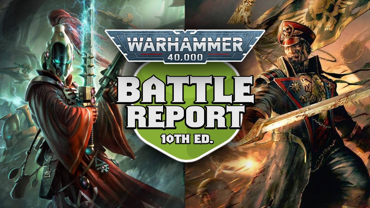 Craftworld Eldar vs Astra Militarum Warhammer 40k 10th Edition Battle Report Ep 53