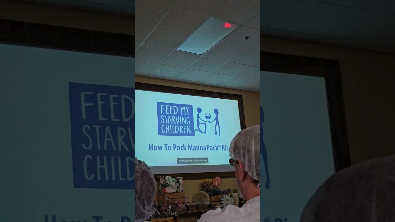 Volunteering to Pack MannaPack Rice for Feed my Starving Children #fmsc #arizona #shorts #volunteer
