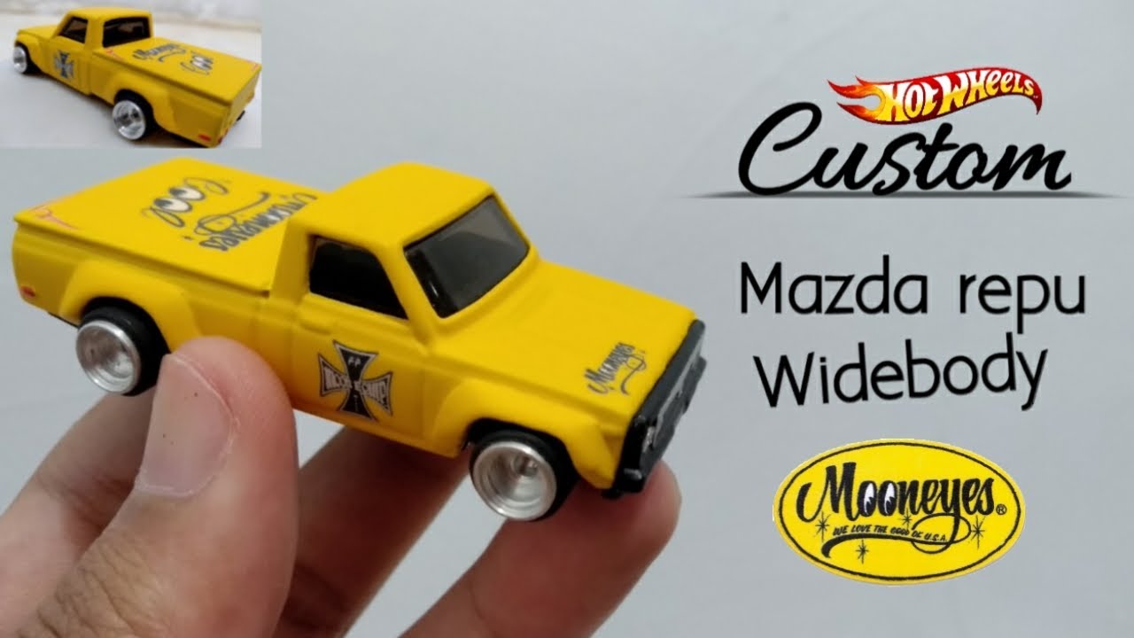 Custom Hotwheels - Mazda Repu mooneyes - Widebody