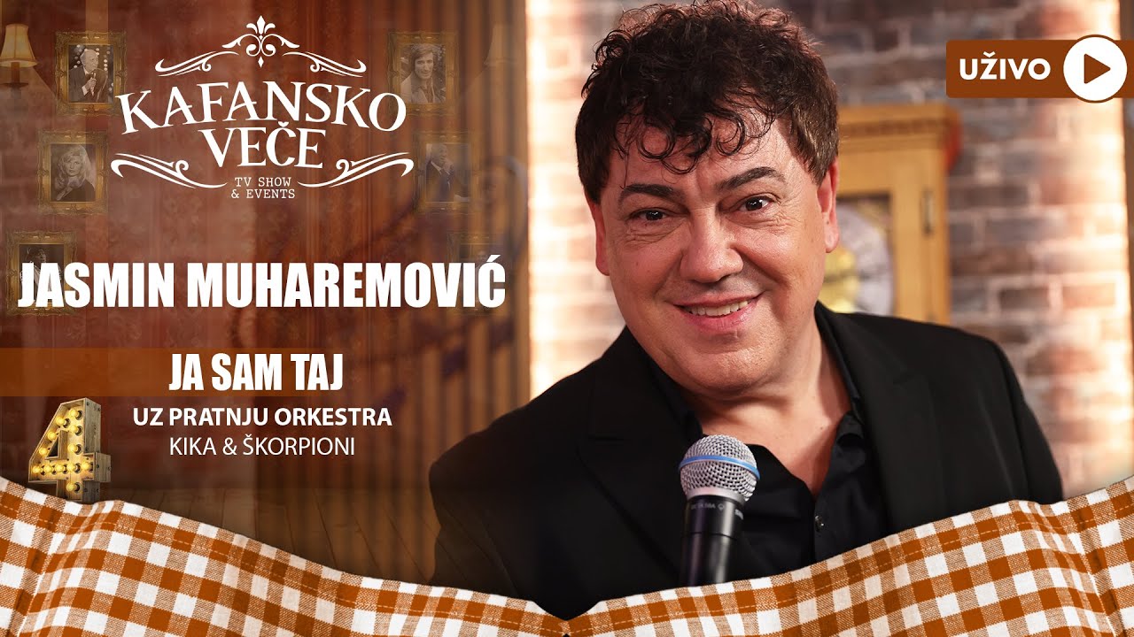 JASMIN MUHAREMOVIC - JA SAM TAJ | UZIVO | (ORK KIKA I SKORPIONI) | 2023 | KAFANSKO VECE