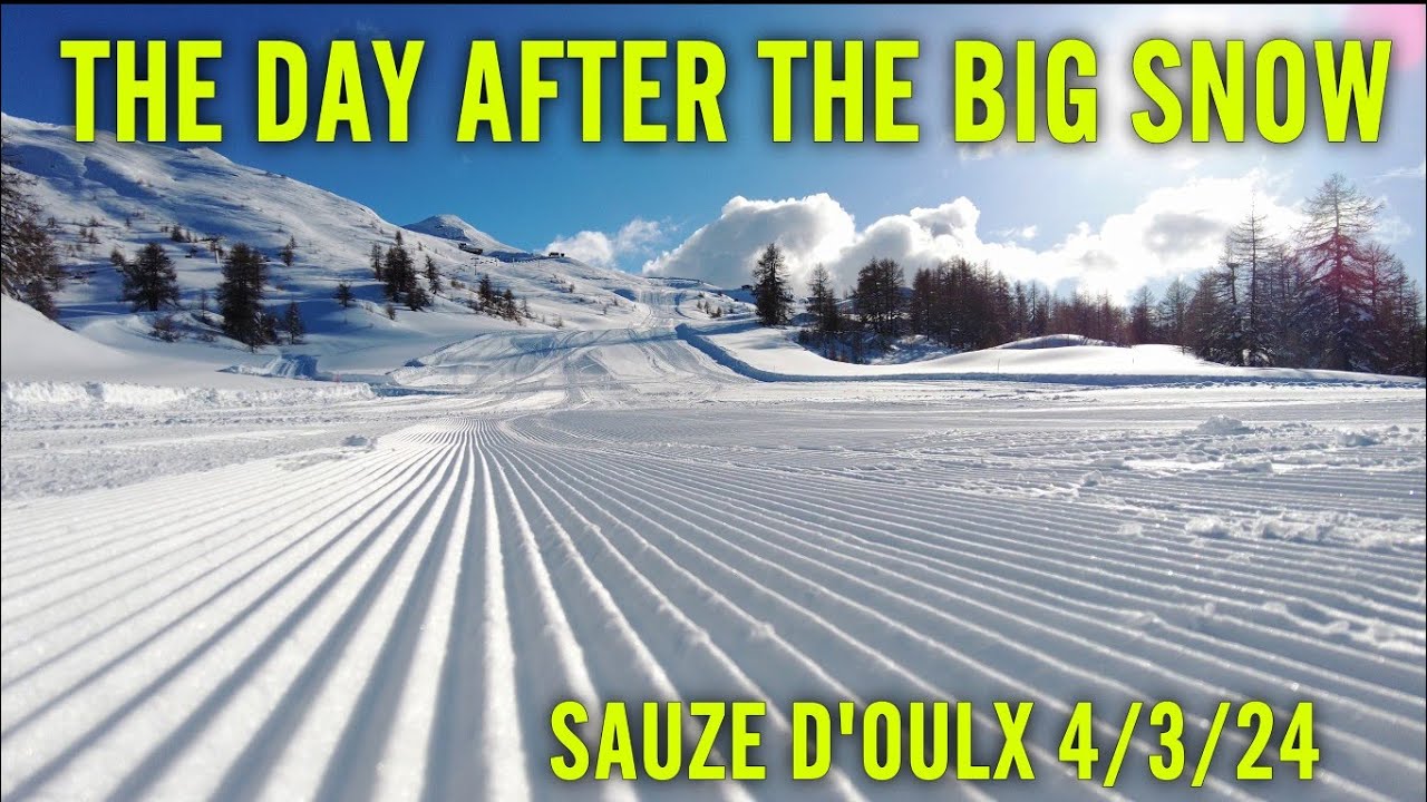 Sauze d'Oulx - The day after (the big snow)