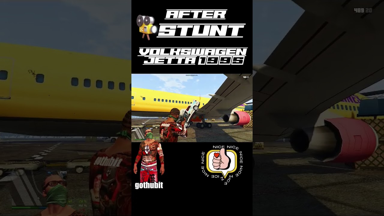 Volkswagen Jetta 1995 (AFTER STUNT) - GTA 5 #gothubit #shorts