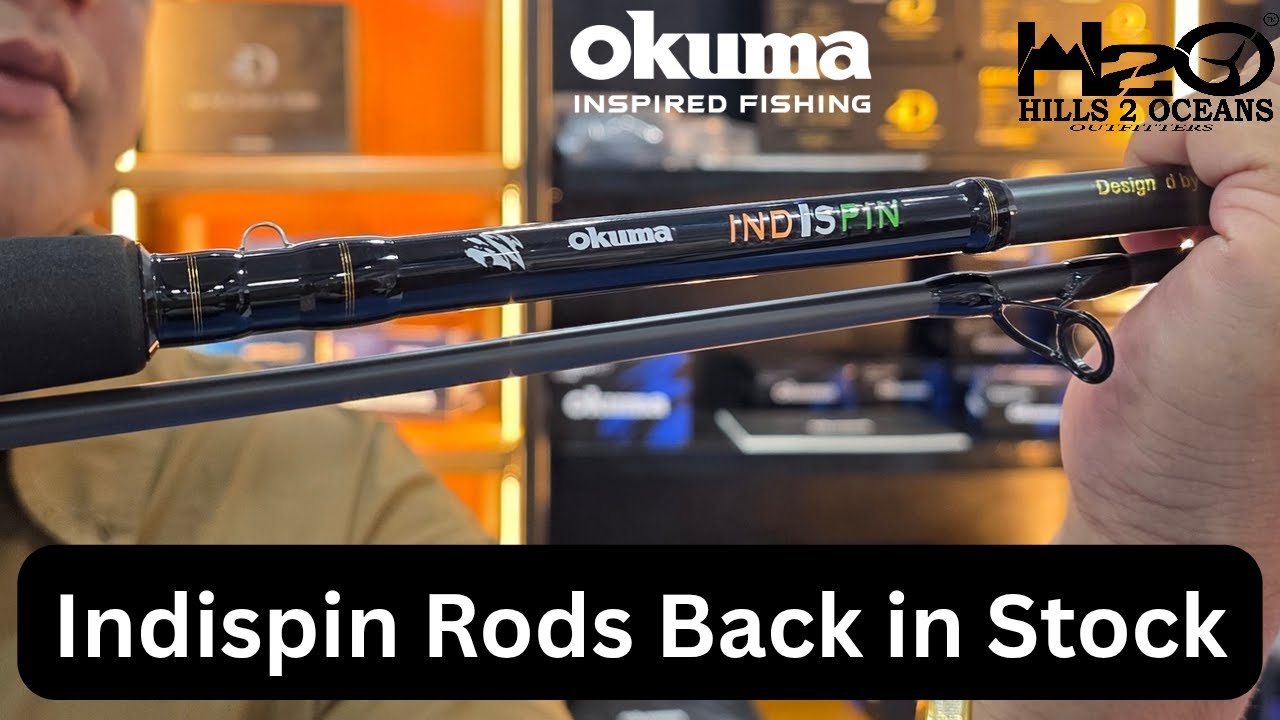 Okuma Indispin Rods are coming back to Stock, book yours now!!