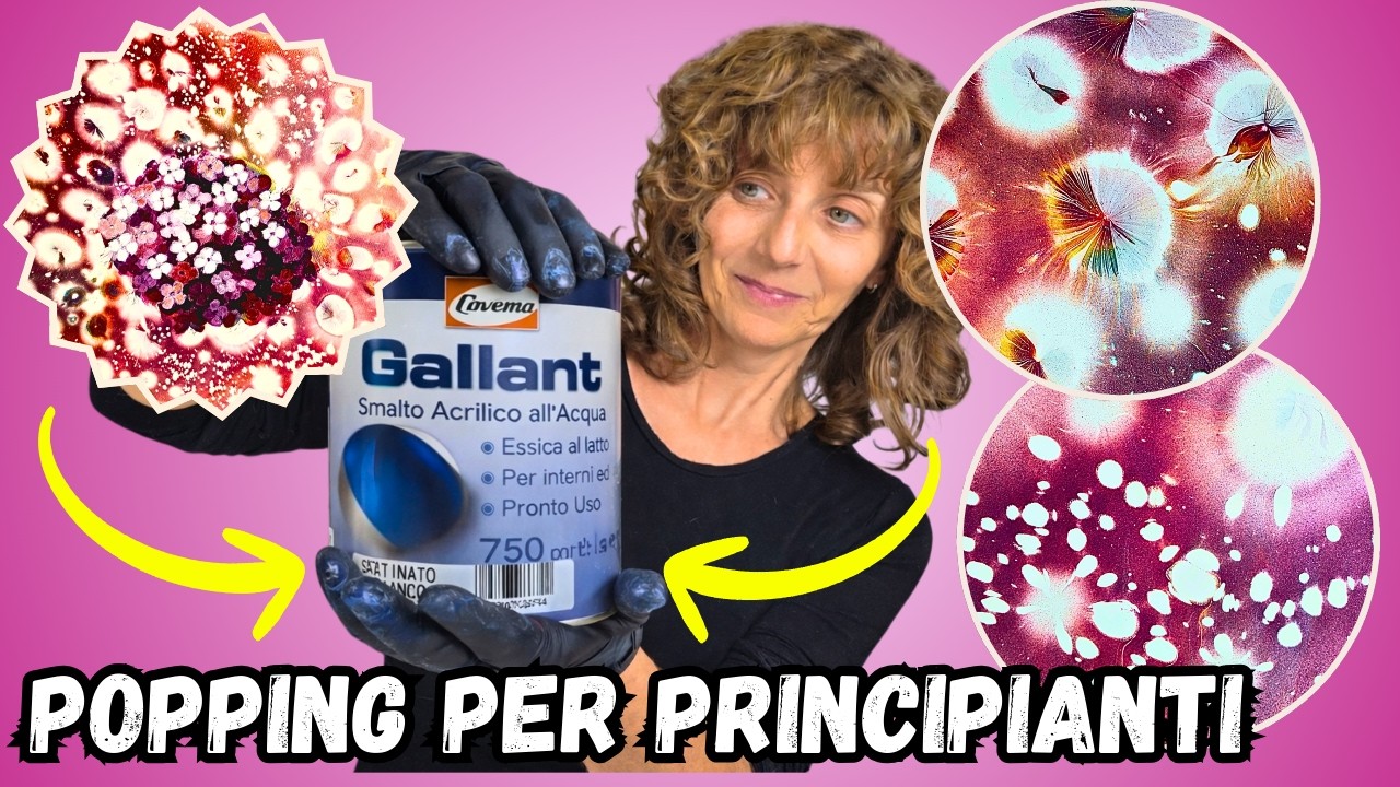 126. Tecnica Popping Facile: con smalto murale senza miscele complesse