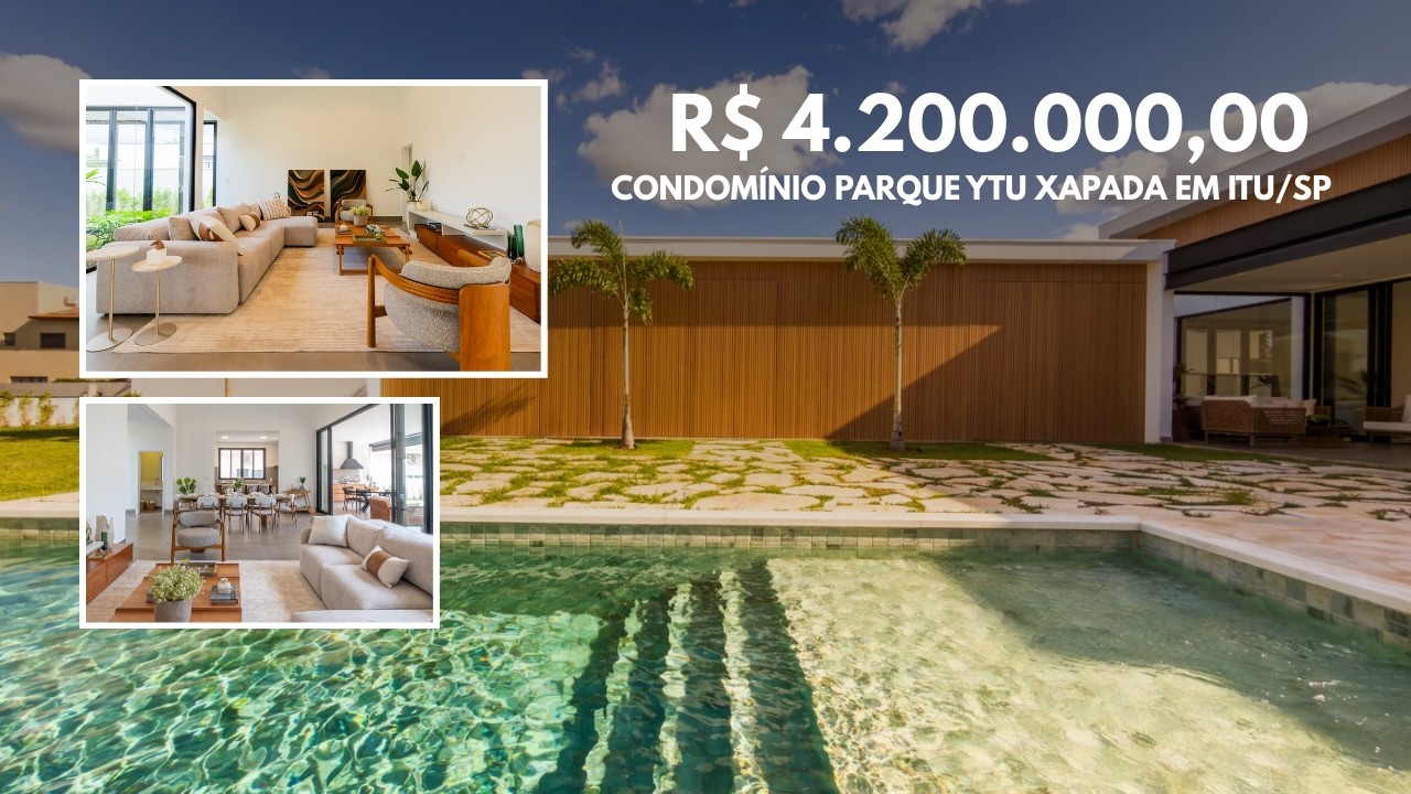 Casa de Alto Padrão à Venda no Condomínio Xapada Parque Ytu – Itu/SP