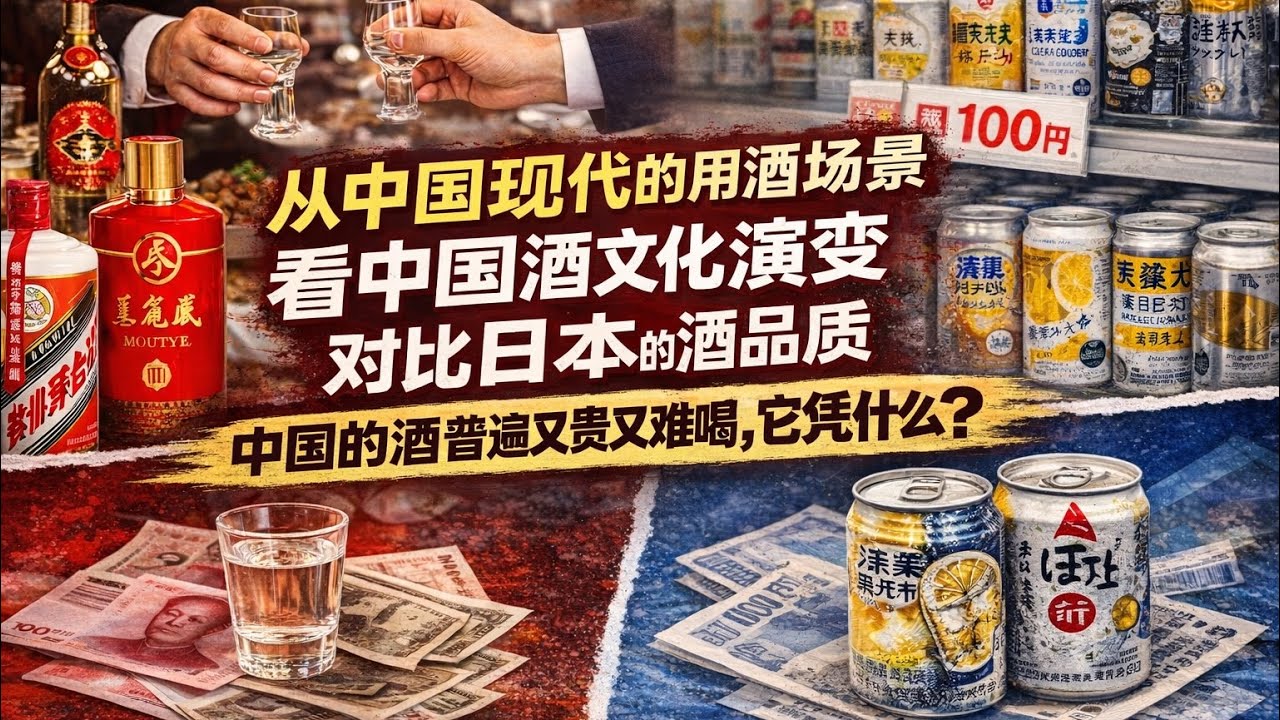 从中国现代用酒场景看中国酒文化演变 对比日本酒品质 中国的酒普遍又贵又难喝 它凭什么……