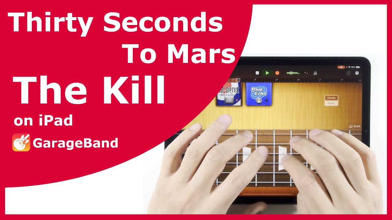 Thirty Seconds To Mars -- The Kill on iPad -GarageBand-