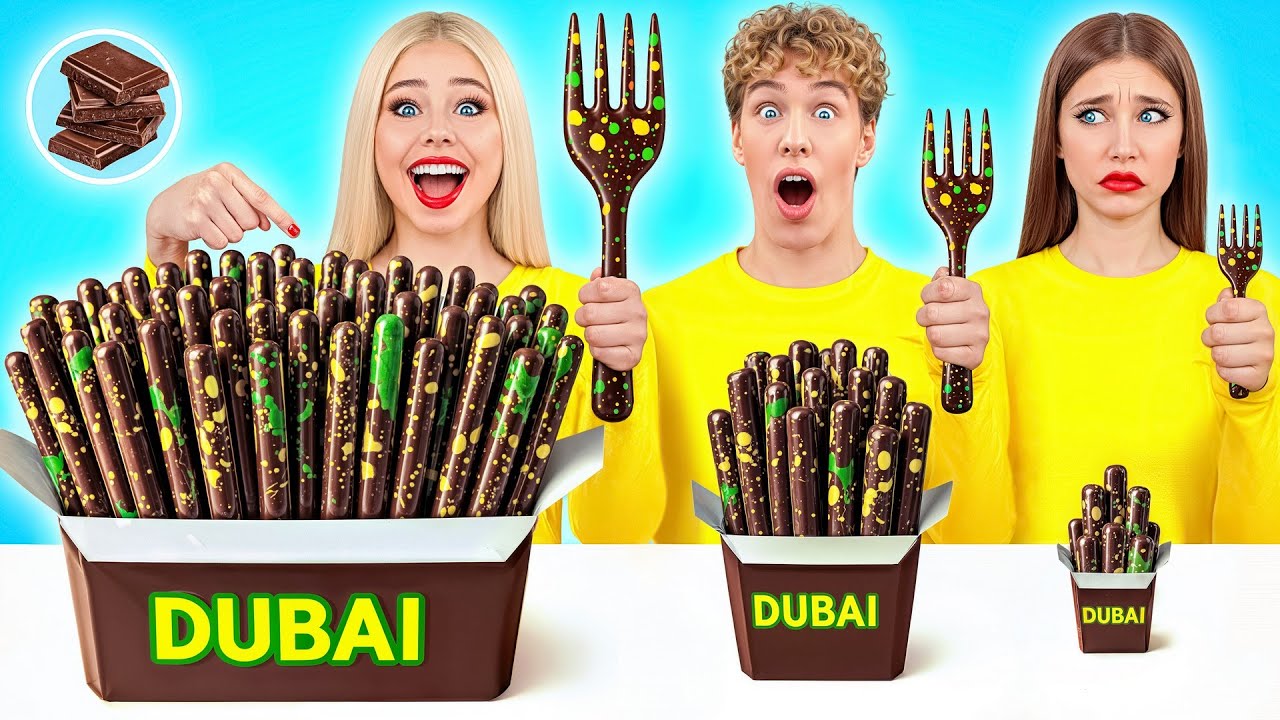 Большая, Средняя или Маленькая Тарелка Челлендж | Кухонные Лайфхаки и Рецепты от Candy DO