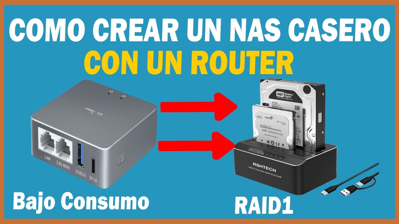 CONFIGURAR RAID 1 en un ROUTER | Tu propio NAS en pocos pasos