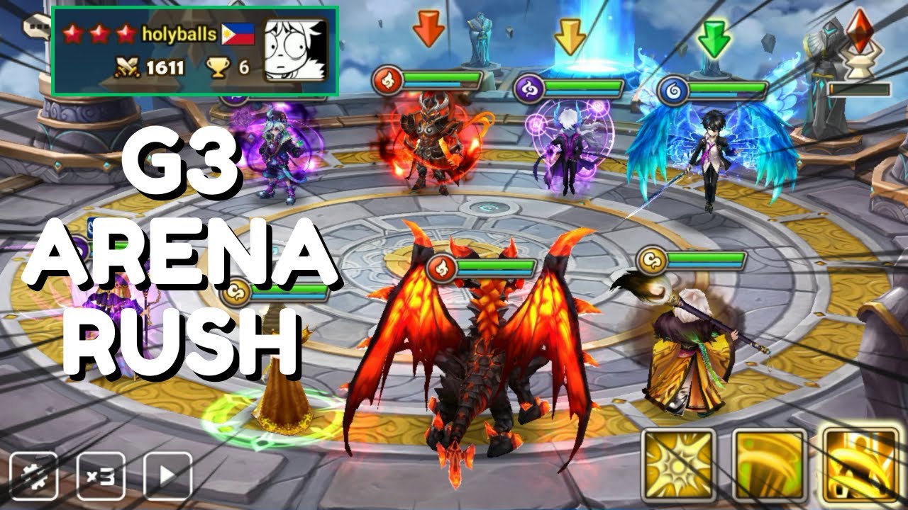 G3 ARENA RUSH : Getting G3 with Veromos Both on Offense and Defense! Vero is GOATED! - Summoners War