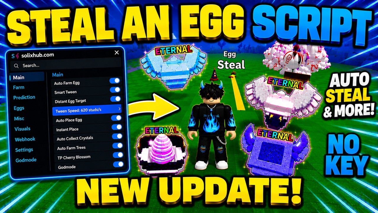 [NEW!] STEAL AN EGG SCRIPT🔥*NO KEY* How to GET STEAL AN EGG SCRIPT🥚Auto Steal, Instant Steal & More!