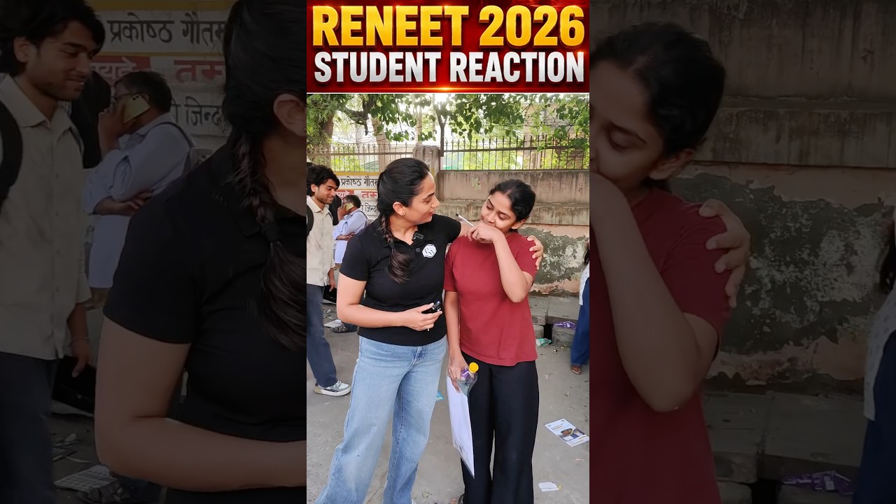RE-NEET 2026 STUDENT REACTION 🔥 #neet2026 #pw #shorts