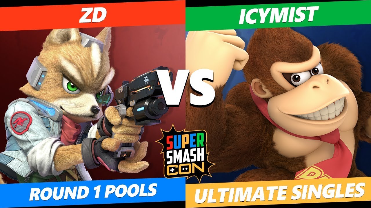 SSC 2019 SSBU - Demise ZD (Fox) VS  IcyMist (Donkey Kong) Smash Ultimate Round 1 Pools