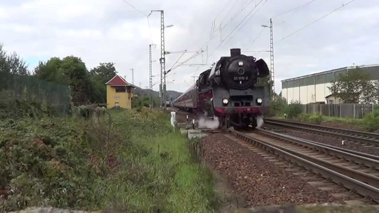 03 1010-2 in Cossebaude und in Dresden-Stetzsch. (27.09.2014)