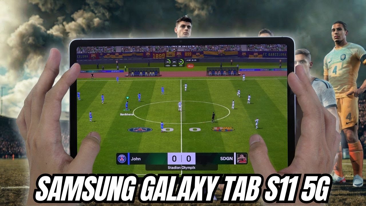 SAMSUNG TAB S11 5G TEST GAME EA SPORTS FC Mobile | Gameplay & FPS | Dimensity 9400