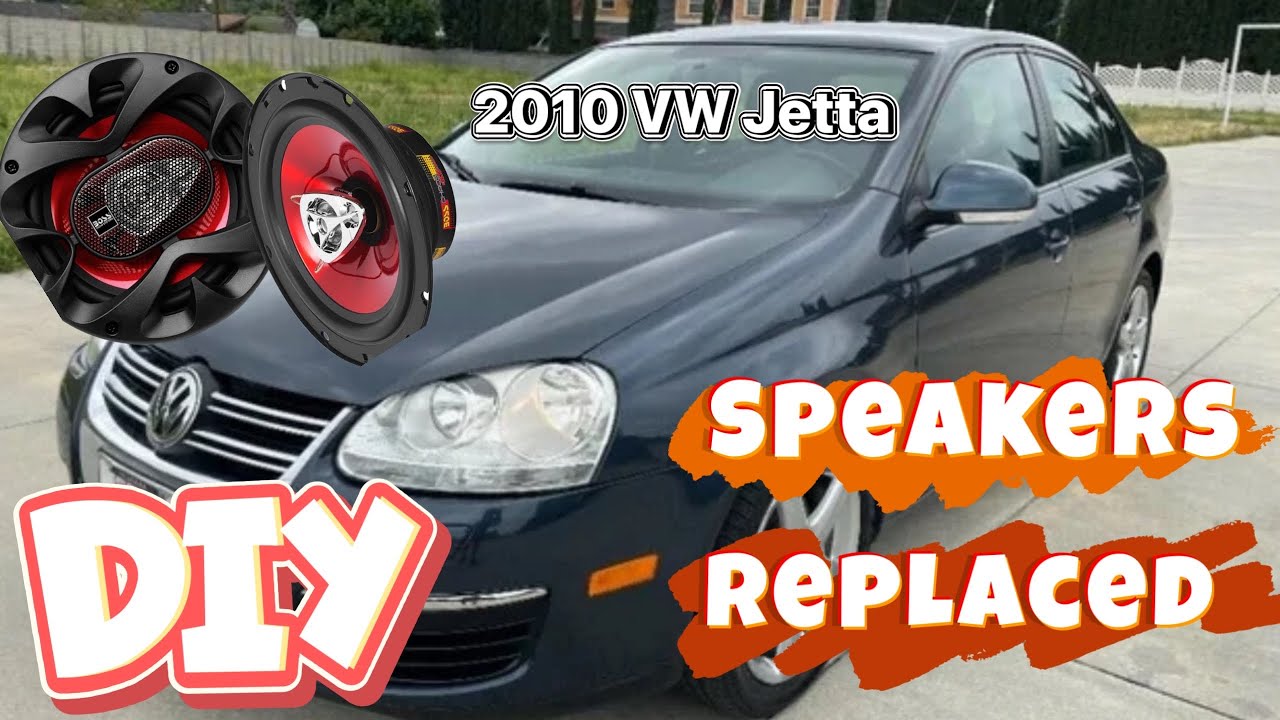 2010 VW Jetta 2.5L SEL Rear Speakers Replacement