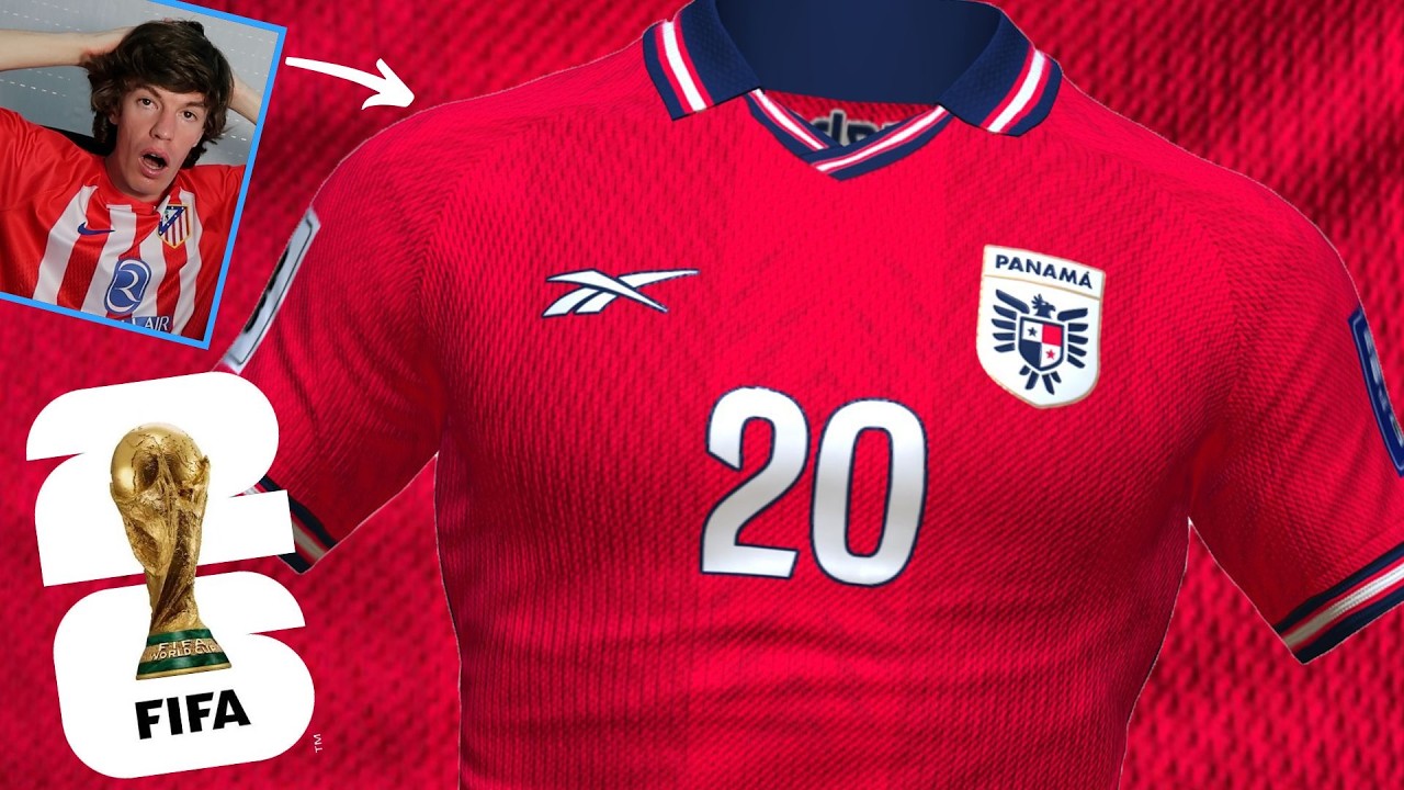 ¡DESCUBRE la CAMISETA de PANAMÁ para el MUNDIAL 2026 HECHA por REEBOK!