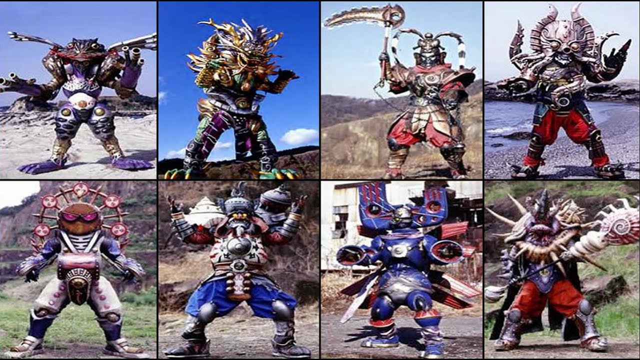 All Hurricaneger Monsters/Villains