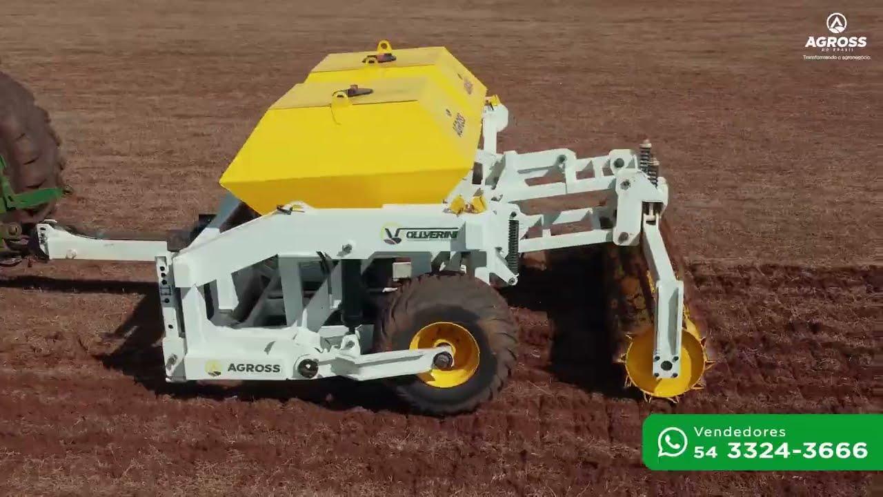 Descompactação equilibrada do solo é com o Vollverini da Agross do Brasil