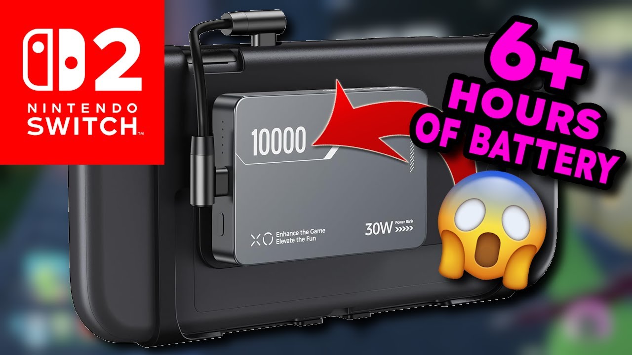 🔋УВЕЛИЧИВАЕМ время работы аккумулятора Nintendo Switch 2! — [Магнитный аккумулятор Antank B5]