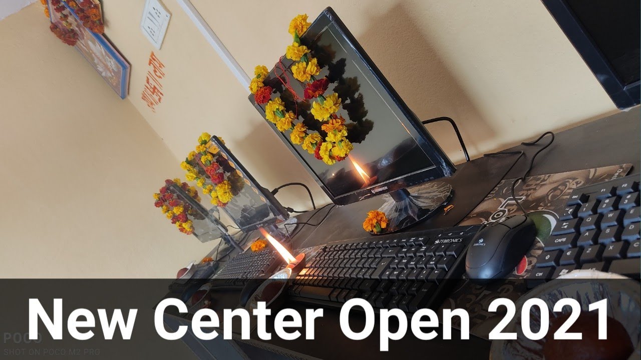 New Center Open 2021 || 2021 Opening Computer Center || 2021Best Computer Course #apankaj98education
