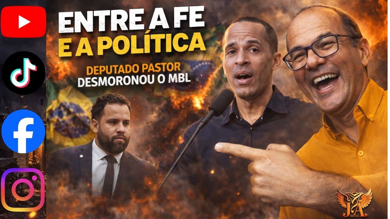 Deputado pastor  Henrique Vieira desmoronou narrativas do MBL Ben Mendes / Entre a fé e a política