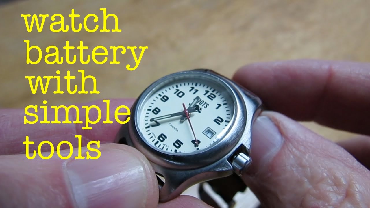 How to Save Money ● Replace Watch Battery with Simple Tools