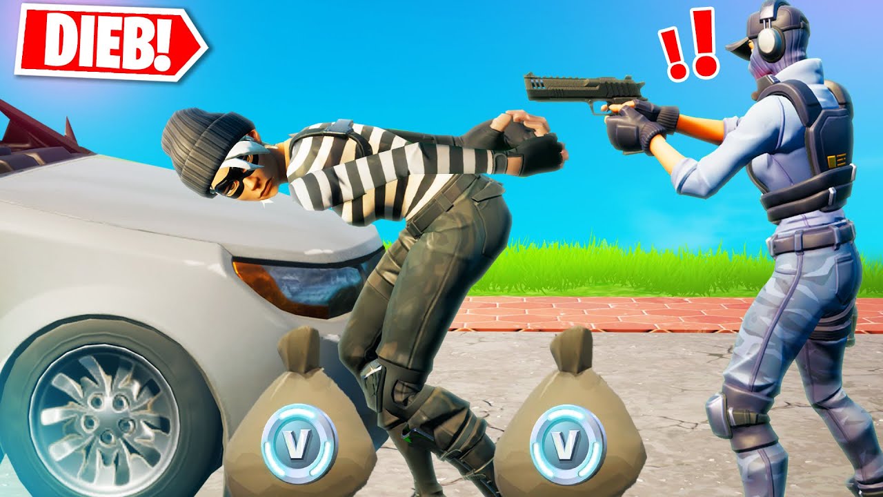 200 iQ Detektiv vs 0 iQ Dieb in Fortnite