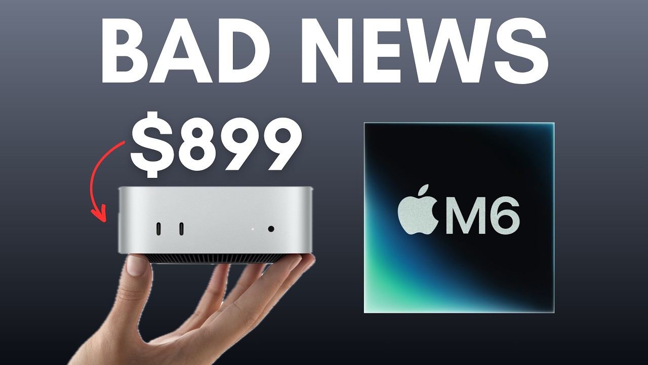 У Mac mini на чипе M6 ОГРОМНАЯ проблема