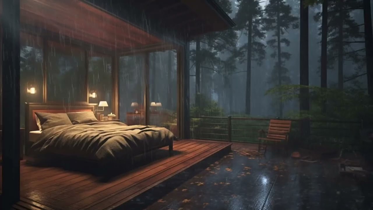Relaxing Rainfall Sounds - Deep Sleep and Focus