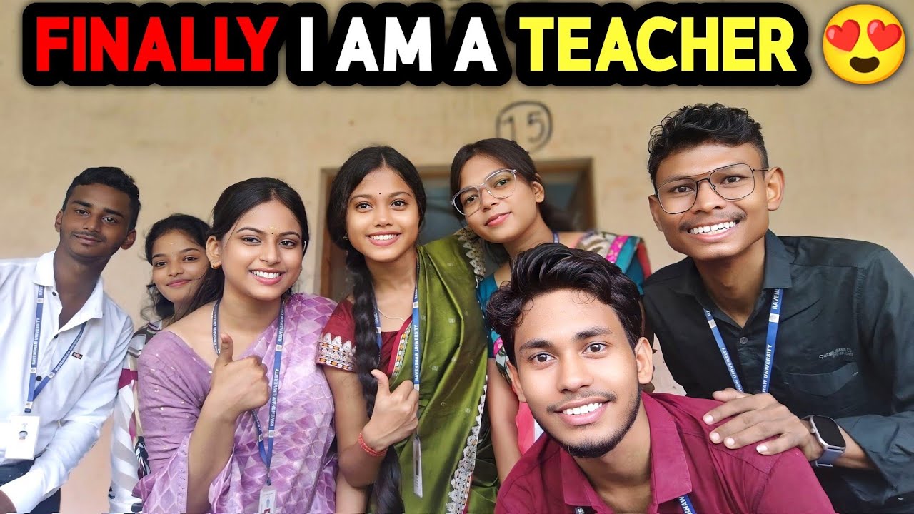 Finally I Became a Teacher 😍 | High School Teacher Of Odisha Day - 1 Internship Ravenshaw University