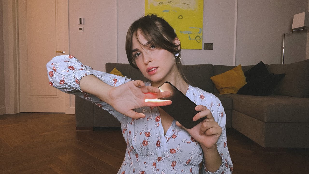 ASMR/АСМР - Визуальные триггеры/Неразборчивый шепот/Движение рук/Тк-тк/Таппинг/Звук бумаги