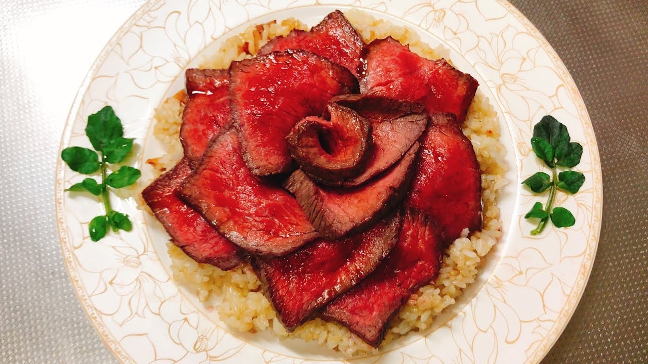 高級肉の薔薇の華・和牛のロティ丼【食戟のソーマ実写化】