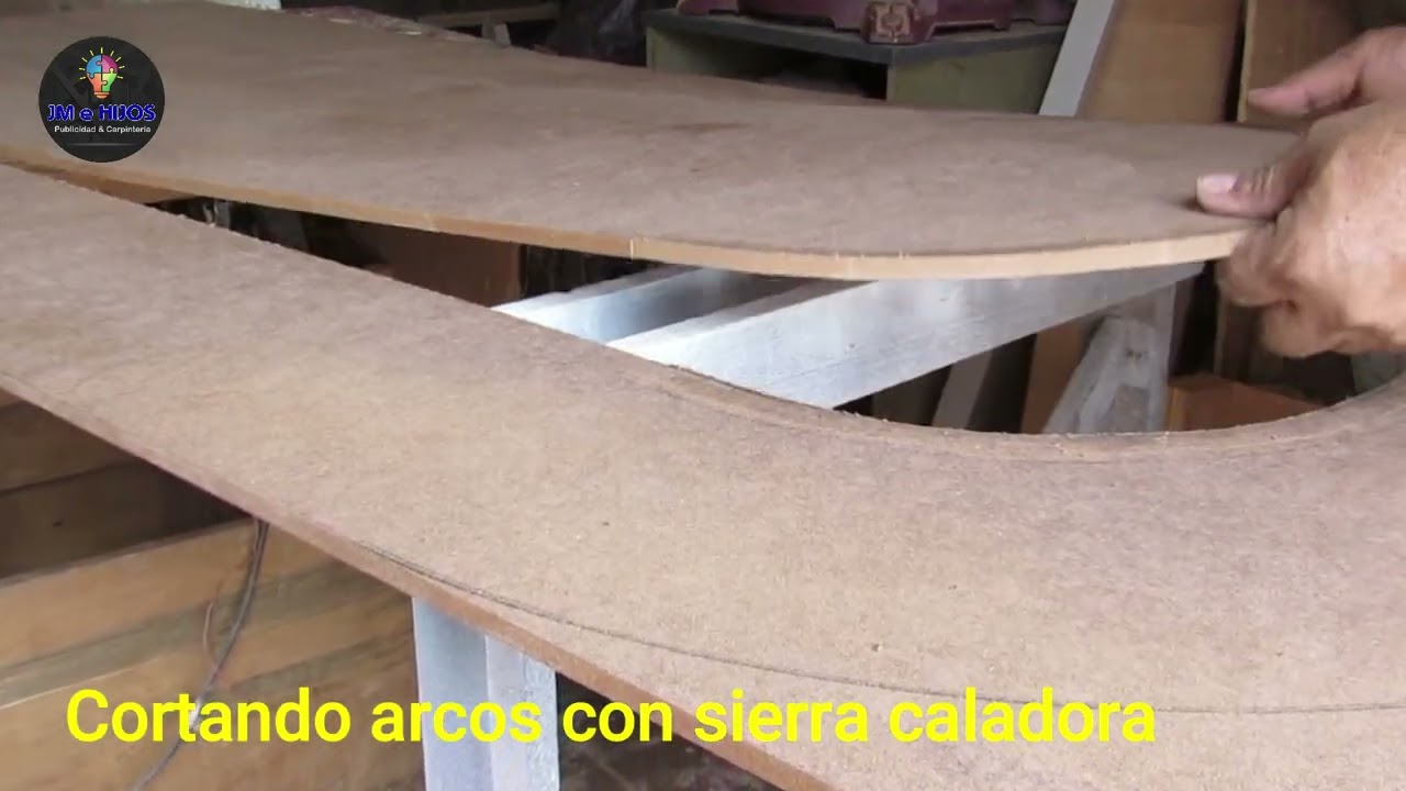 COMO HACER ARCOS EN MDF (9mm) para EVENTOS