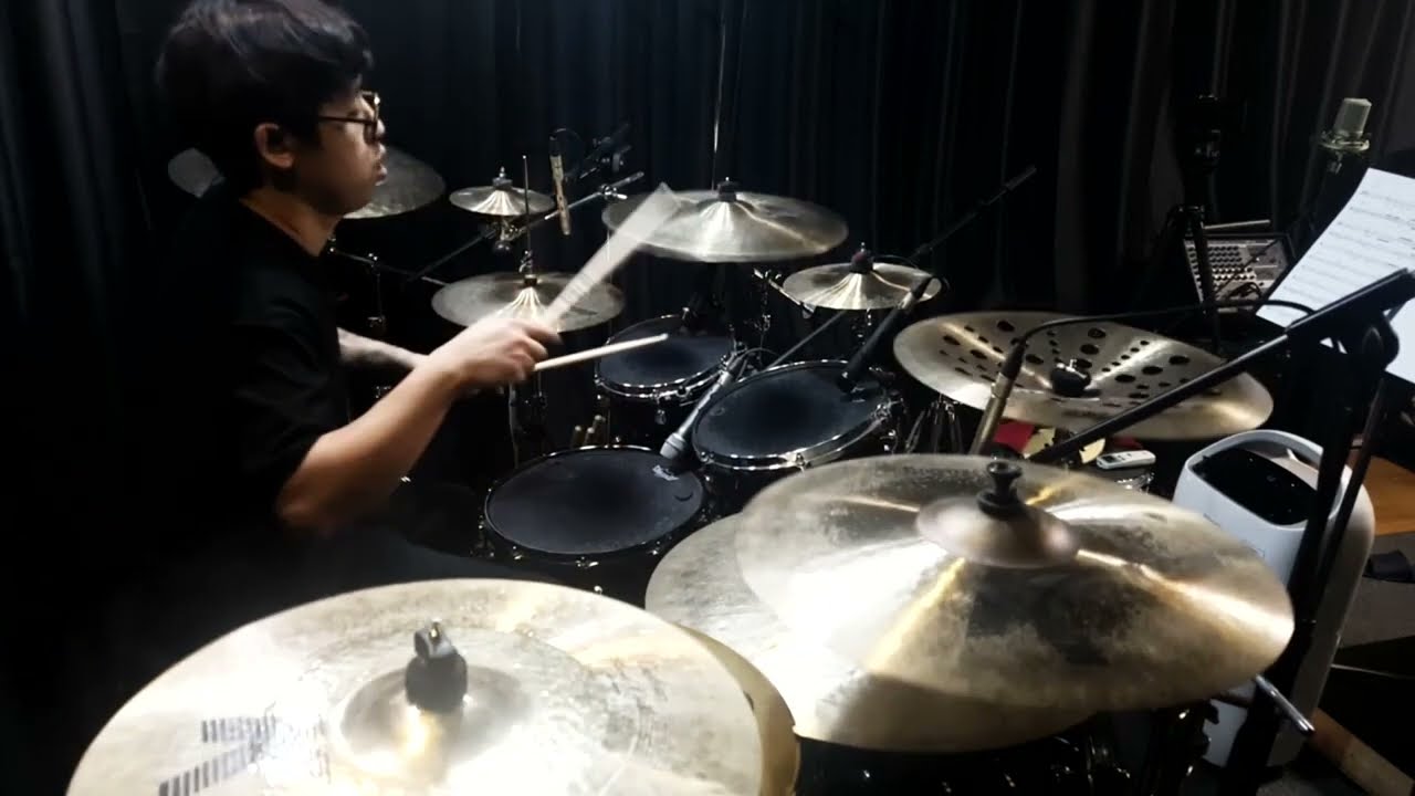 Fast Rock Drum Beat - Fast Rock Groove - K Rock & J Rock Style - Drum Loop - Drum Recording - BPM175