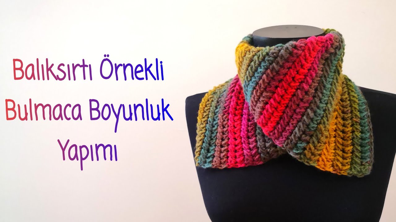 Bulmaca Boyunluk Yapımı☺️