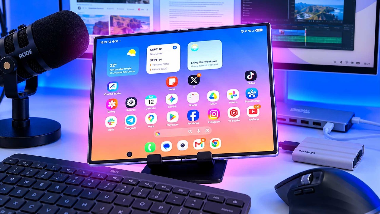 Я заменил свой ноутбук на Samsung Fold 8.
