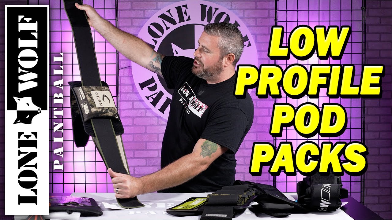 Carbon vs Infamous vs HK Army Strapless Pod Pack Comparison | Lone Wolf Paintball