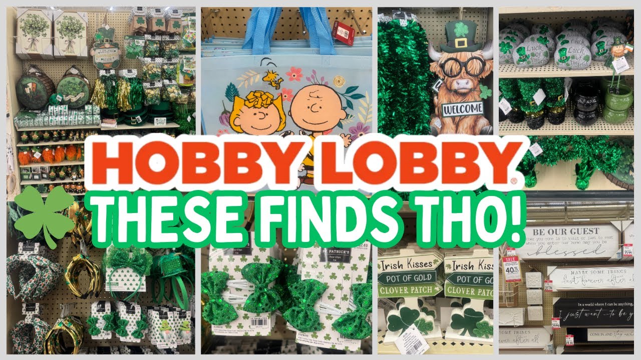 🍀 Находки Hobby Lobby ко Дню Святого Патрика + весенние новинки 🌷