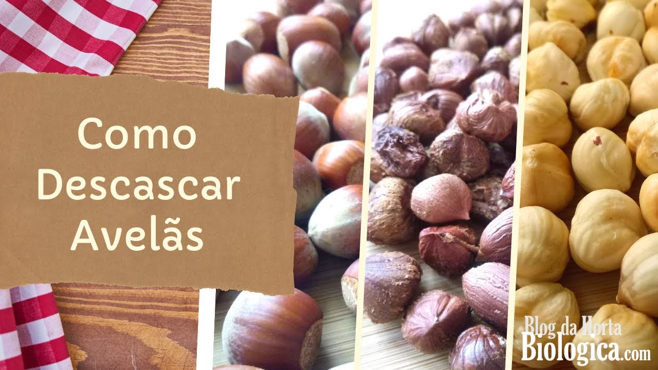 Como Descascar e Pelar Avel&atilde;s Facilmente