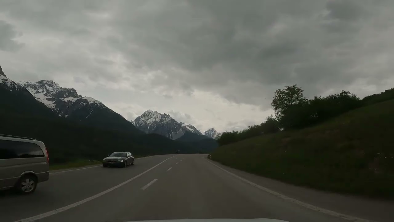 Pt10: 4K Road Trip Europe | Virtual Cycling Adventure from Innsbruck to Basel Scenic Mountain Drive