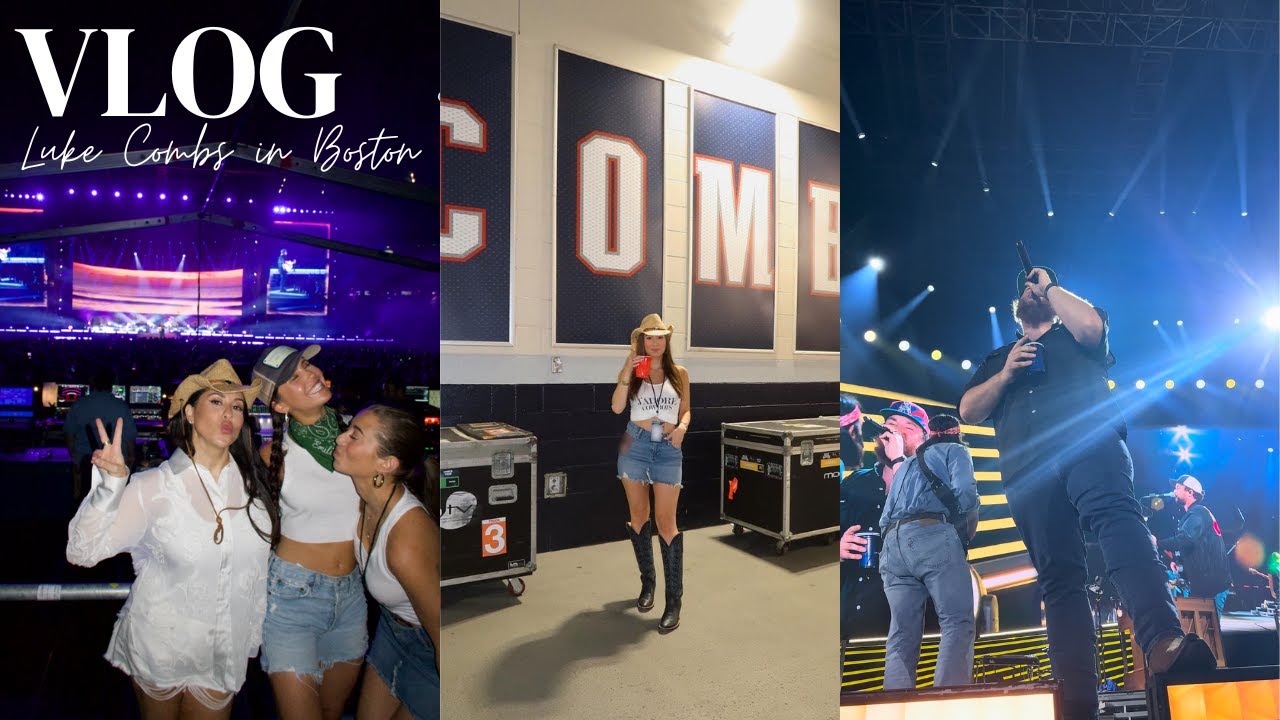 LUKE COMBS // BOSTON VLOG